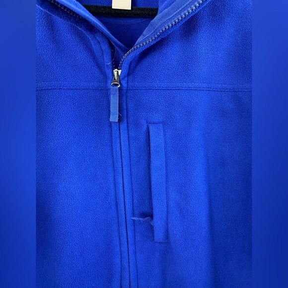 Duluth Trading Fleece Full Zip Blue Gorpcore Outdoor Jacket Men’s Large - Picture 12 of 14
